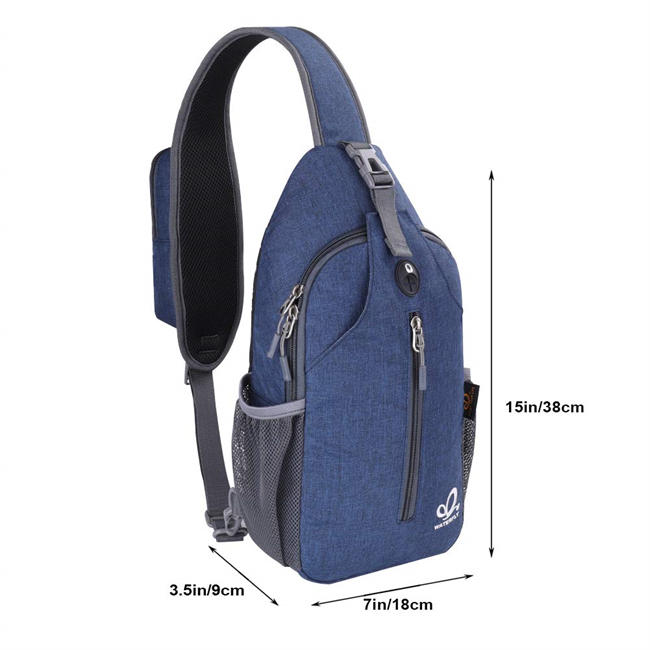 Crossbody Sling Backpack Sling Bag Travel Hiking Chest Bag Daypack